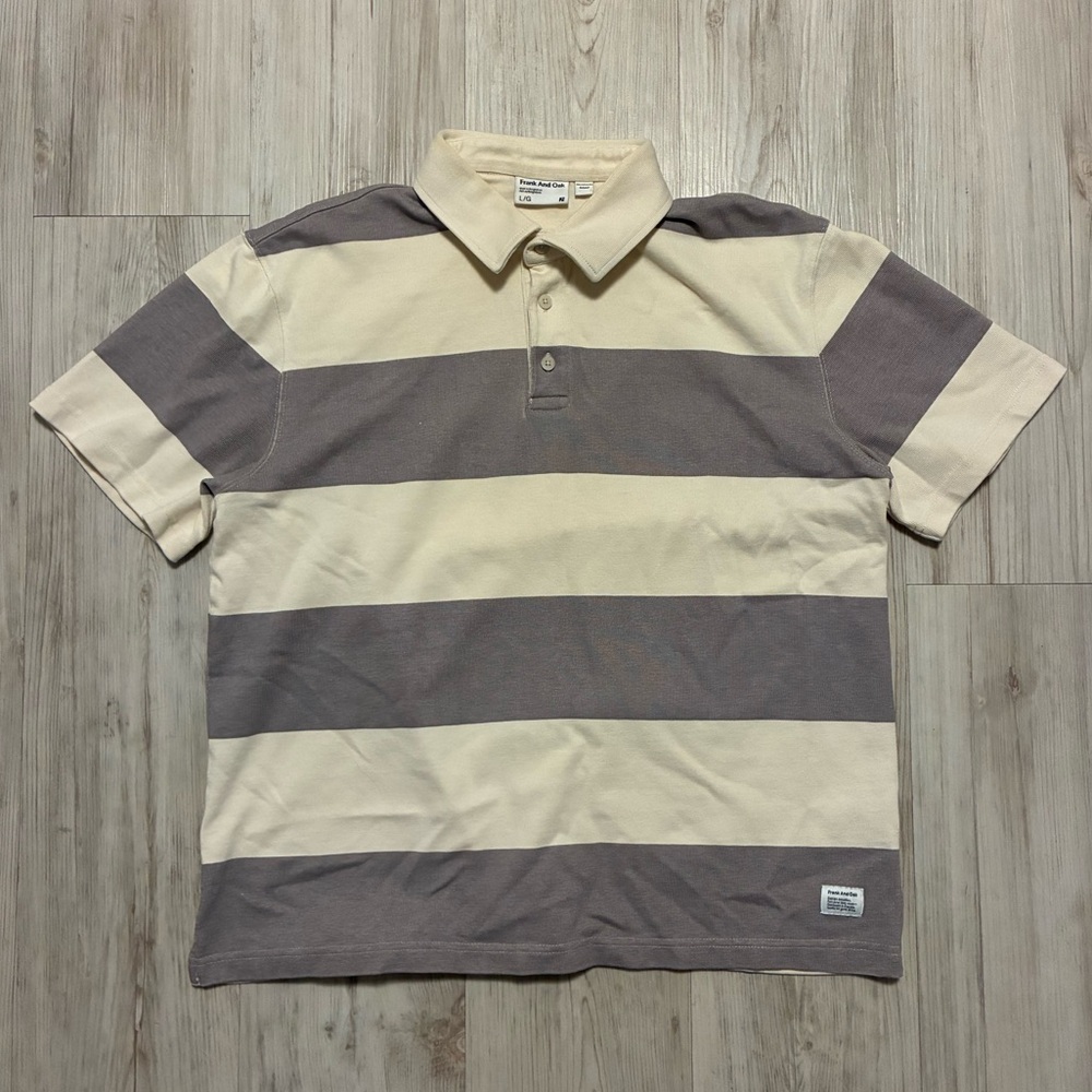 Frank and Oak Striped Polo Shirt